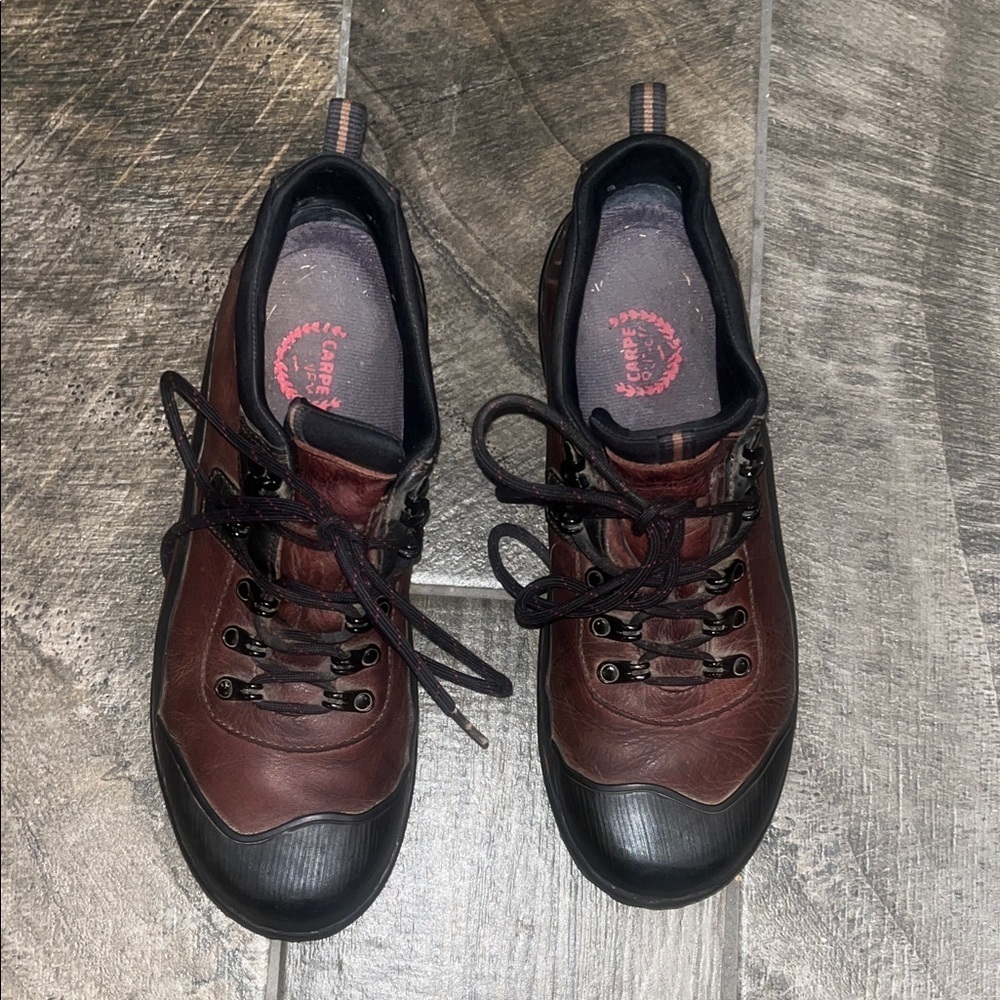 Clarks Brown Leather waterproof Shoes